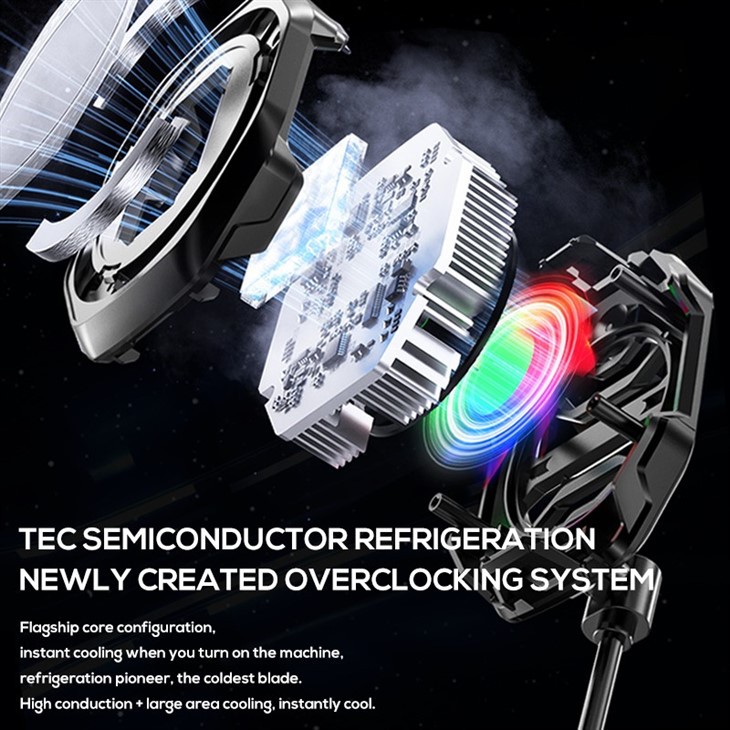 2000mAh Battery Frozen Mobile Phone Cooler For Mobile Game high quality